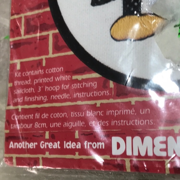 Vintage sealed 3 Kid’s Cross Stitch Kits Tigger Winnie the Pooh Penguin Rainbow - Picture 10 of 11